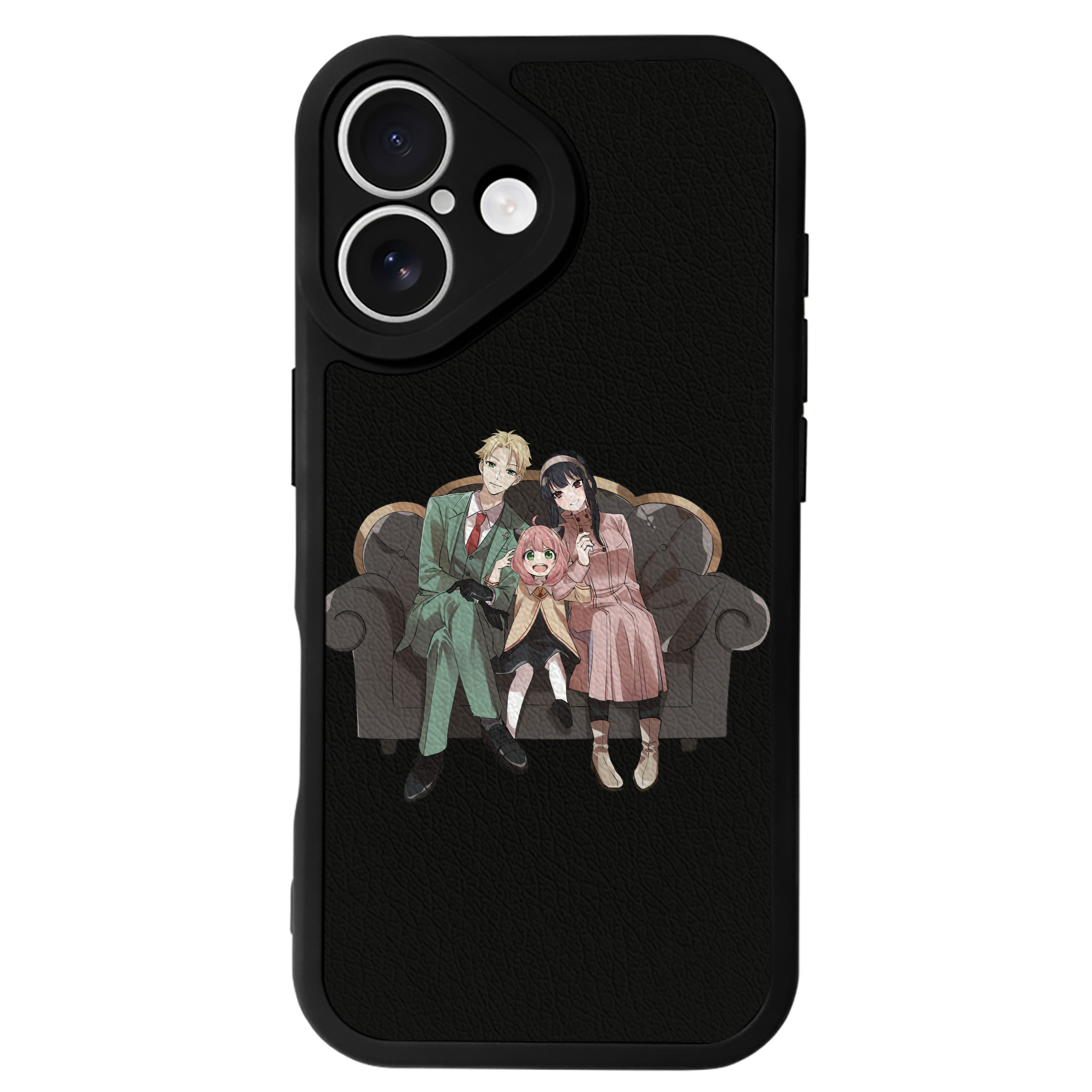 （画像用） SPY×FAMILY间谍家家酒 【iPhone 16シリーズ対応】シリコンスマホケース（レザー調） 材質：シリコン